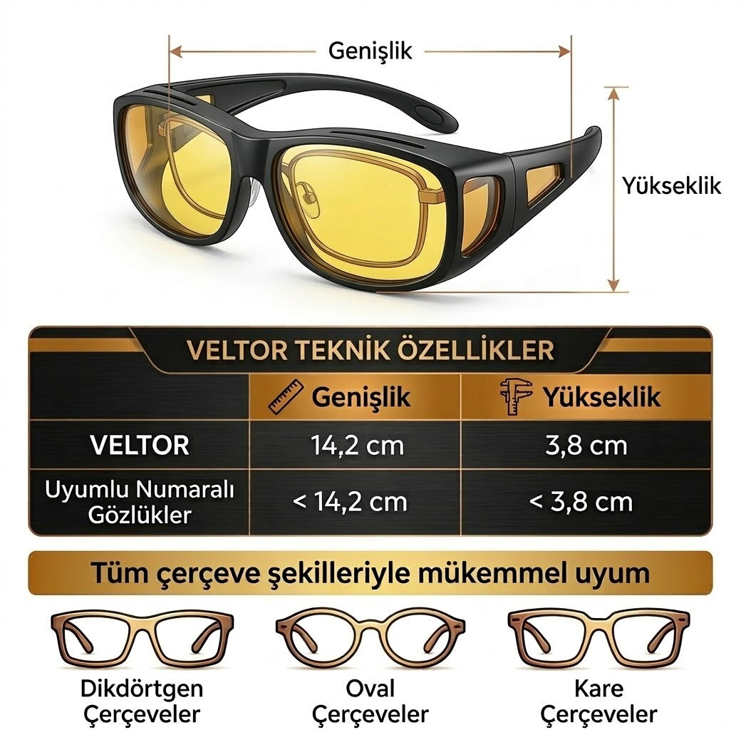 VELTOR™ Sürüş Gözlüğü
